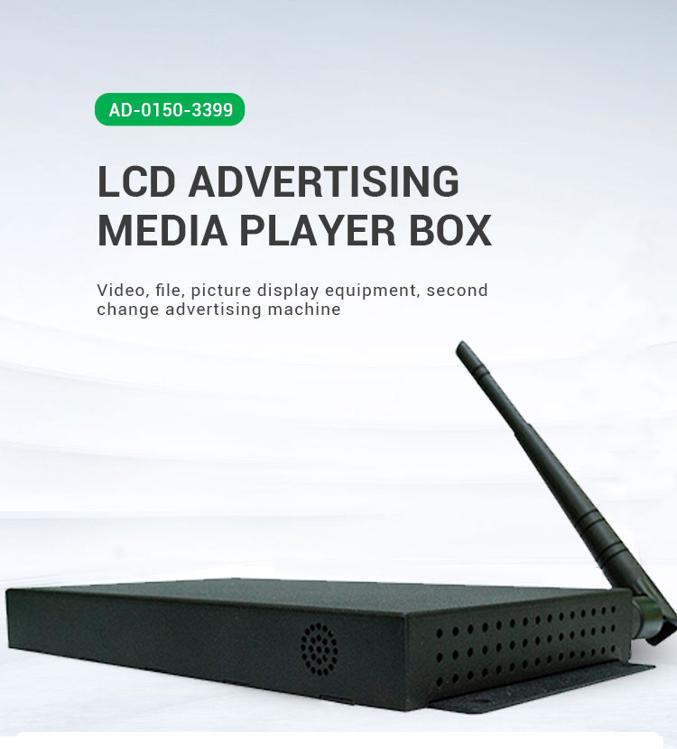 B03 FCC 1080P Wifi USB2.0 RK3399 HD Media Player Box