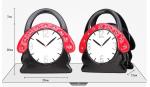 Alarm clock creative fashion handbags tide female cute cartoon character