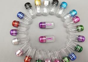 Quality Pharmaceutical Plastic Capsule Bottles 12mm PS Mini Pill Cases wholesale