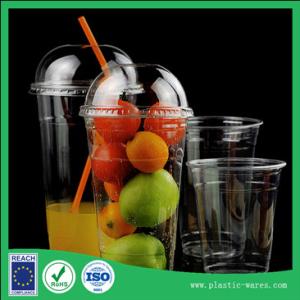 Quality Dome Disposable Cup Lids Clear For Juice 1000ml Cups Cover PET wholesale