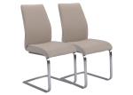 PU leather 14.3KGS 60cm 99cm Stainless Steel Dining Chair