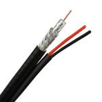 RG59 + 2c Power Coaxial Cable And Wire With PVC / PE / LSZH Jacket