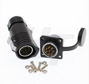 China 8 Pole Connector Waterproof Plug Panel Socket on sale