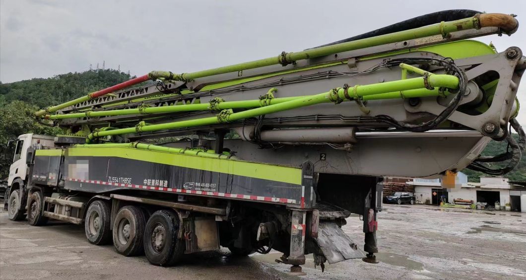 2020 Zoomlion 67m Super Long Truck Pump Used Concrete Pump Truck Concrete Boom Pump Truck Mounted Pump