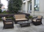 3pcs poly cane pool furntiure