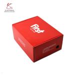 300mm Length Corrugated Shoe Box , Custom Cardboard Shoe Boxes E Flute