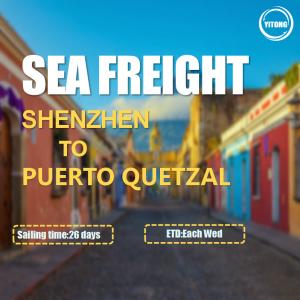 Quality FOB CIF International Ocean Freight From Shenzhen To Puerto Quetzal Guatemala wholesale