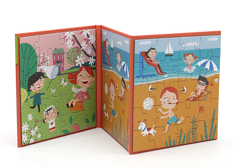 Preschool Magnetic Educational Learning Toys Jigsaw Book For 4 Year Olds