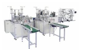 Quality Disposable Face Mask Production Line , Non Woven Face Mask Making Machine wholesale