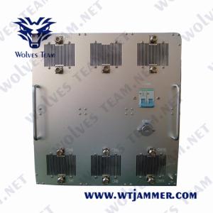 Quality AC220V 1000W Military GPS Jammer GSM CDMA 3G 4G WIFI 2.4G 5.8G wholesale