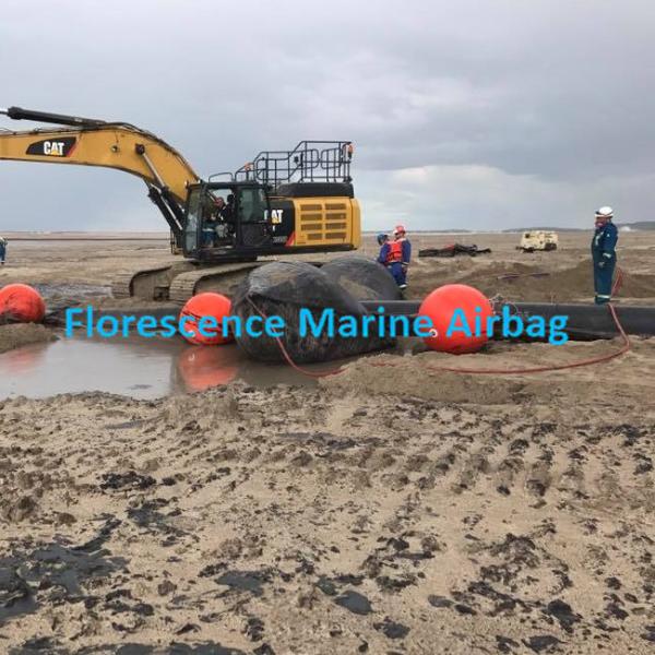 Cheap Heavy Duty Ship Launching Balloon Rubber Airbags With Free Fittings for sale