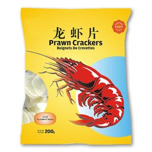 Quality 200g Chinese Prawn Crackers Colored Red White Snack Colored Prawn Chip wholesale