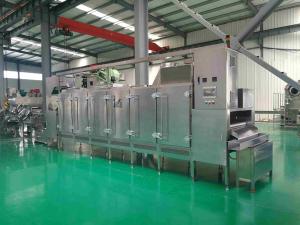 Quality Professional Dry Nuts Roasting Machine With Gas / Electricity Heating Source wholesale
