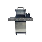 3 1 Burners Stainless Steel Gas Grill for Outdoor Cooking on 110x44x112 cm