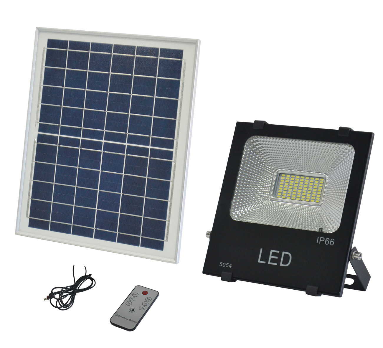 50W LED Solar Flood Light with motion sensor aluminum material for garden and building use