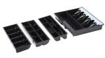 16 Inch Manual Cash Drawer POS / Small Metal Cash Box Steel Construction 410M