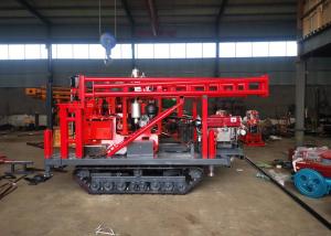 Quality 150m Depth Hydraulic Crawler Drill Machine Exploration Water Borehole wholesale
