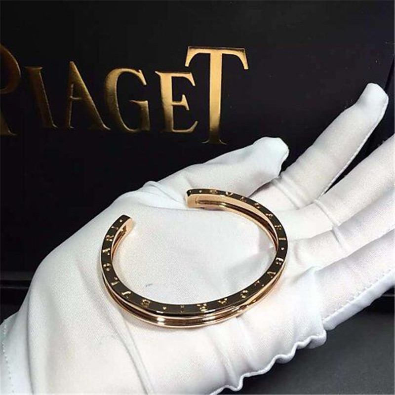 Really high quality, low price jewelry Bi logo gold Bracelet 18k gold white gold yellow gold rose gold Bracelet