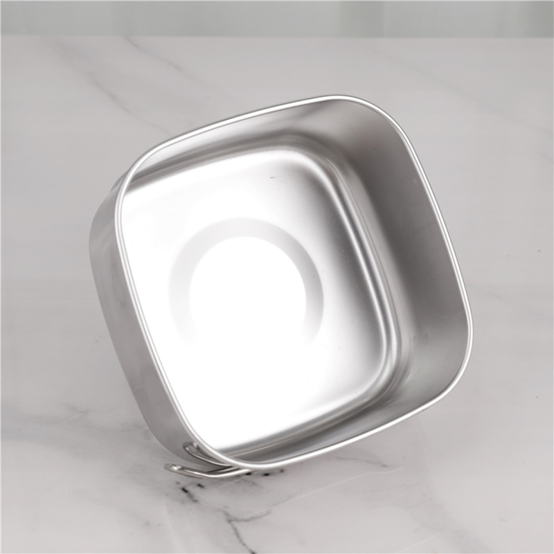 6pcs Bento Stainless Steel 201 Food Packaging Lunch Box Container Set