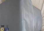 Grey Thermal Insulation Jacket Removable Fiberglass Cover 300℃ 25MM