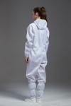 Food Processing Garment Resuable yellow hooded coverall white durable in food