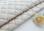 Ultrasonic Quilted Sofa Velvet Upholstery Fabric Customized Warp