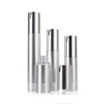 10ml 15ml 20ml 30ml silver plastic PP ABS AS manufacturers airless pump bottle