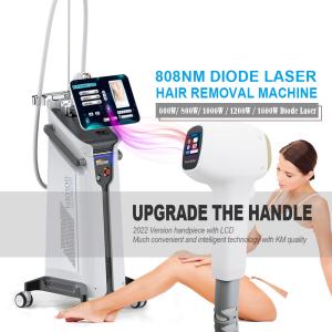 Quality 60Hz 400ms 808 Diode Laser Hair Removal Machine Portable 12×12mm wholesale