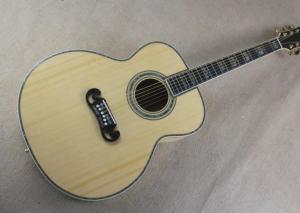 Quality 2018 new Real abalone G200 deluxe acoustic guitar All abalone inlay G200 luxury deluxe electric acoustic guitar wholesale