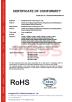 Shenzhen Kace Technology Co., Ltd. Certifications