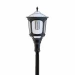 20 Watt Solar Panel Yard Lights Solar Street Post Lights Residential 8.5kg