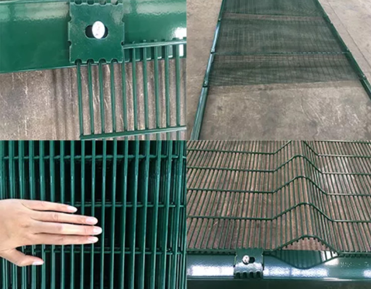 Galvanized 358 Security Fencing Clear View Anti Theft Welded Wire Mesh Panels