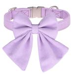 Pet collar with bowknot decoration for festival