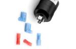 6 Flat Pin High Current Slip Ring , Non Mercury Slip Ring OD 33 Mm