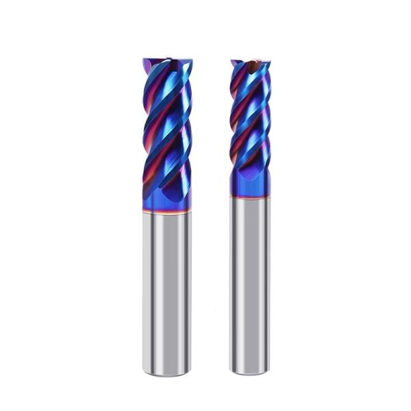 Nano coating 4 Blade Stainless Steel CNC Tools Tungsten Steel 65 Degree Milling