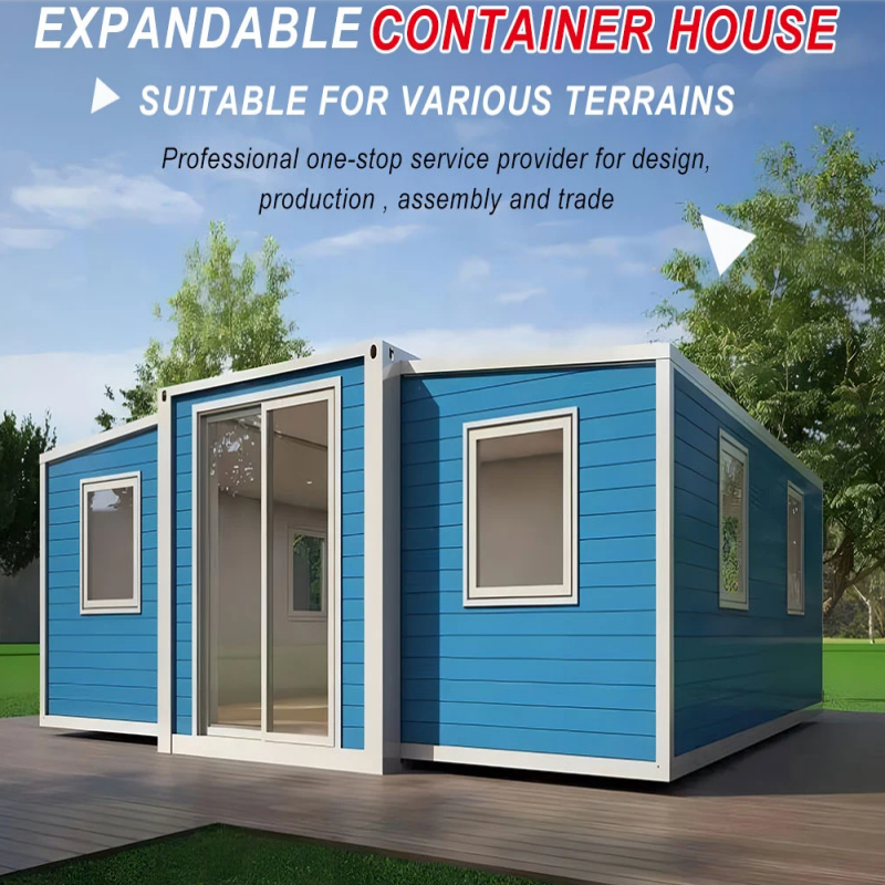 Extended Living Quick Installation Mobile Living Container House for Portable Solution