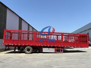 Quality Fence Semi Truck Trailer Cargo Carrier Trailers Livestock Poultry Transport Semi Trailer wholesale