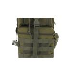 Lightweight Backpack for Outdoor Training Hiking Green Black Inclined Shoulder