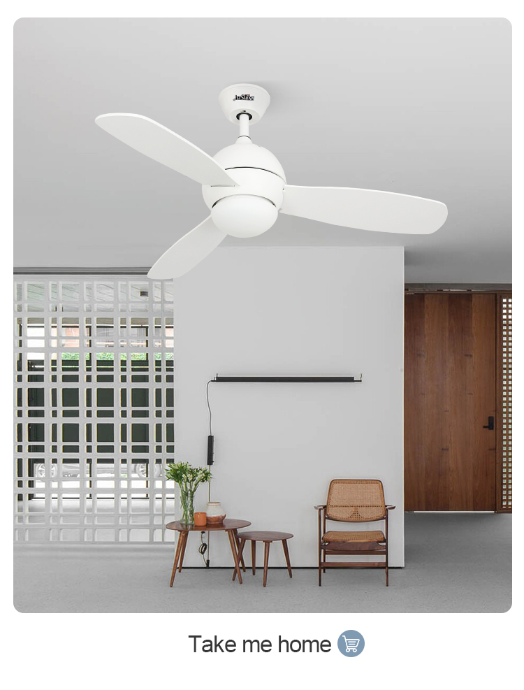 1stshine High Speed DC Motor Ceiling Fan with Remote and LED Light Remote Control