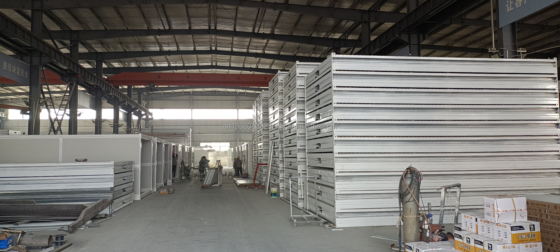 50/75/100mm Wave Sandwich Panel 20ft Flat Packaging Quick Folder Container Trailer for Your B2B Needs