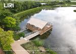 4.5m Span Width Luxury Glamping Tents Resort Outdoor Desert Mongolian Nomad