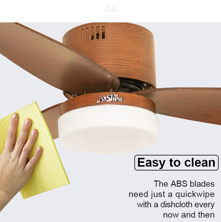 1stshine Ceiling Fan with Light Modern LED Design and Customized Options