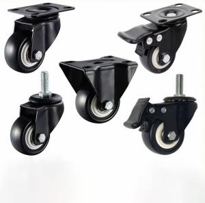 Quality Universal M8 Plastic Furniture Castors Wheels Replacement wholesale