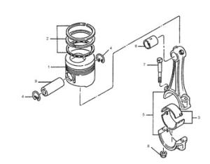 Quality 1337082 Ring Group Piston Cylinder Liner 297-9158 Engine 133-7082 Ring 2979158 Piston wholesale