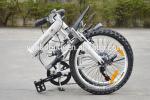 OEM White 20 Inch Carbon Fiber Folding Mountain Bike