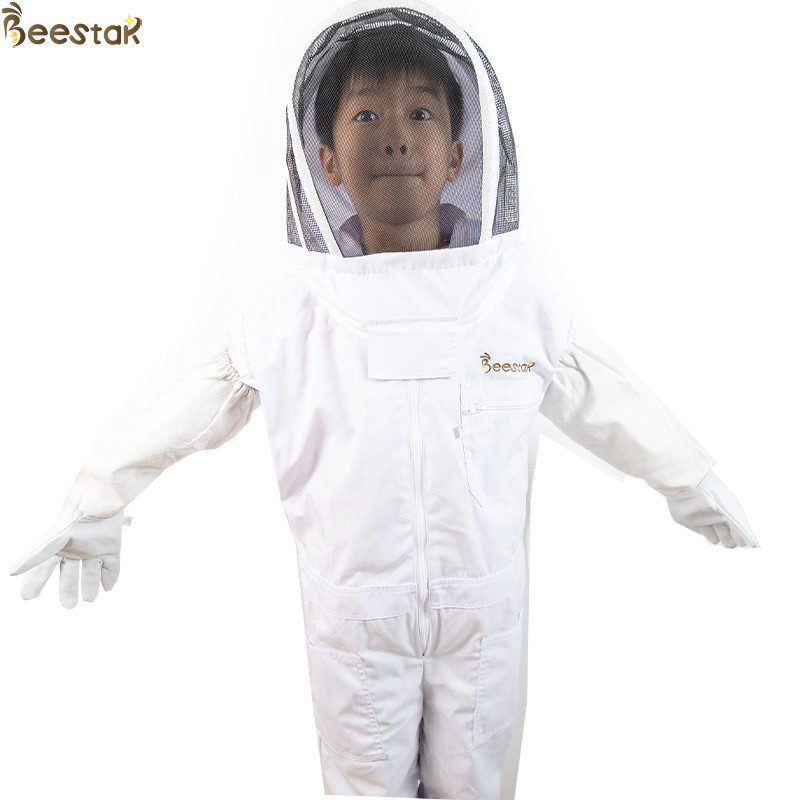 Terylene Honey Bee Protection Suit Kids Beekeeping Protective Clothing With Round Veil