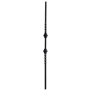 Quality Modern Balusters Wrought Iron Railing Parts Flower Components For Metal Stair Railing wholesale