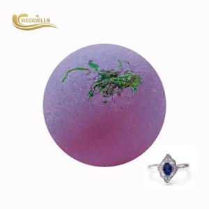 Quality Sandalwood Scented Jewelry Bath Bombs ,160g Surprise Private Label Bath Bombs wholesale