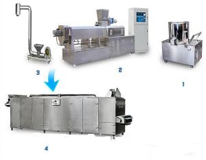 Quality Soya Bean Food Processing Machinery , Vegetarian Sausage Making Equipment wholesale