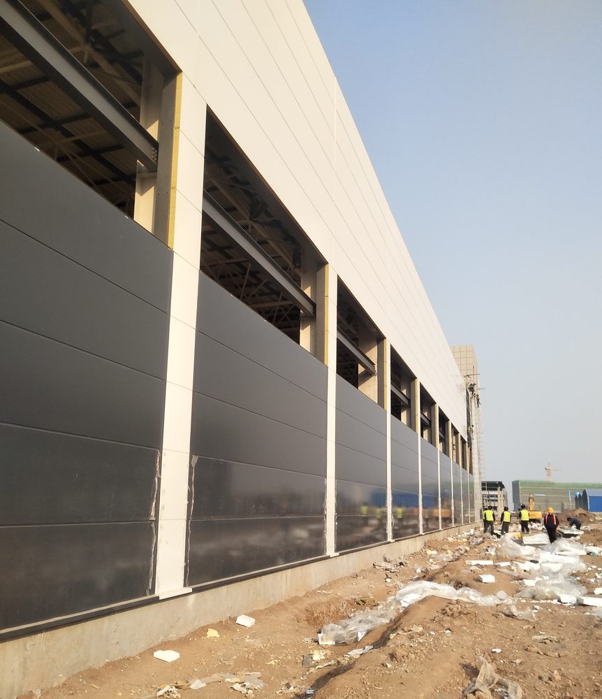 Prefabricated Light Steel Building Aircraft Hangar Fireproof Steel Structure Warehouse